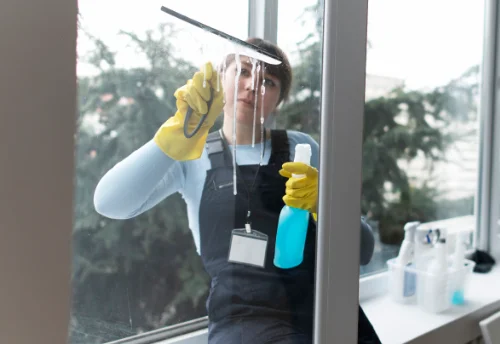Nettoyage de vitres intérieures et extérieures à Saint-Julien-le-Châtel